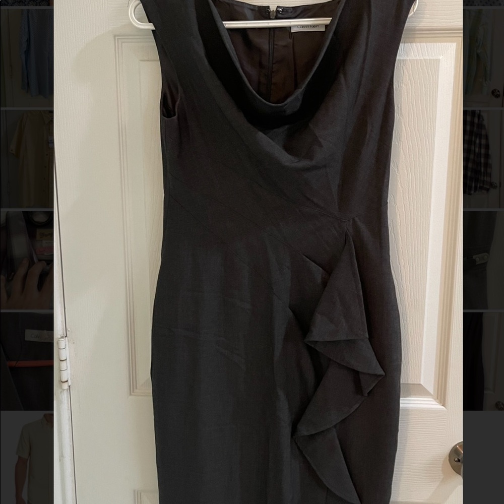 Calvin Klein Knee High like new Grey Dress